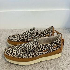 Sperry Moc-Sider Slip On Shoe in Leopard